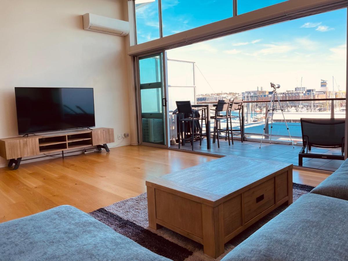 New Waterfront Penthouse On Princes Wharf With Harbor View! The Heart Of Auckland City! Free Parking! Luaran gambar