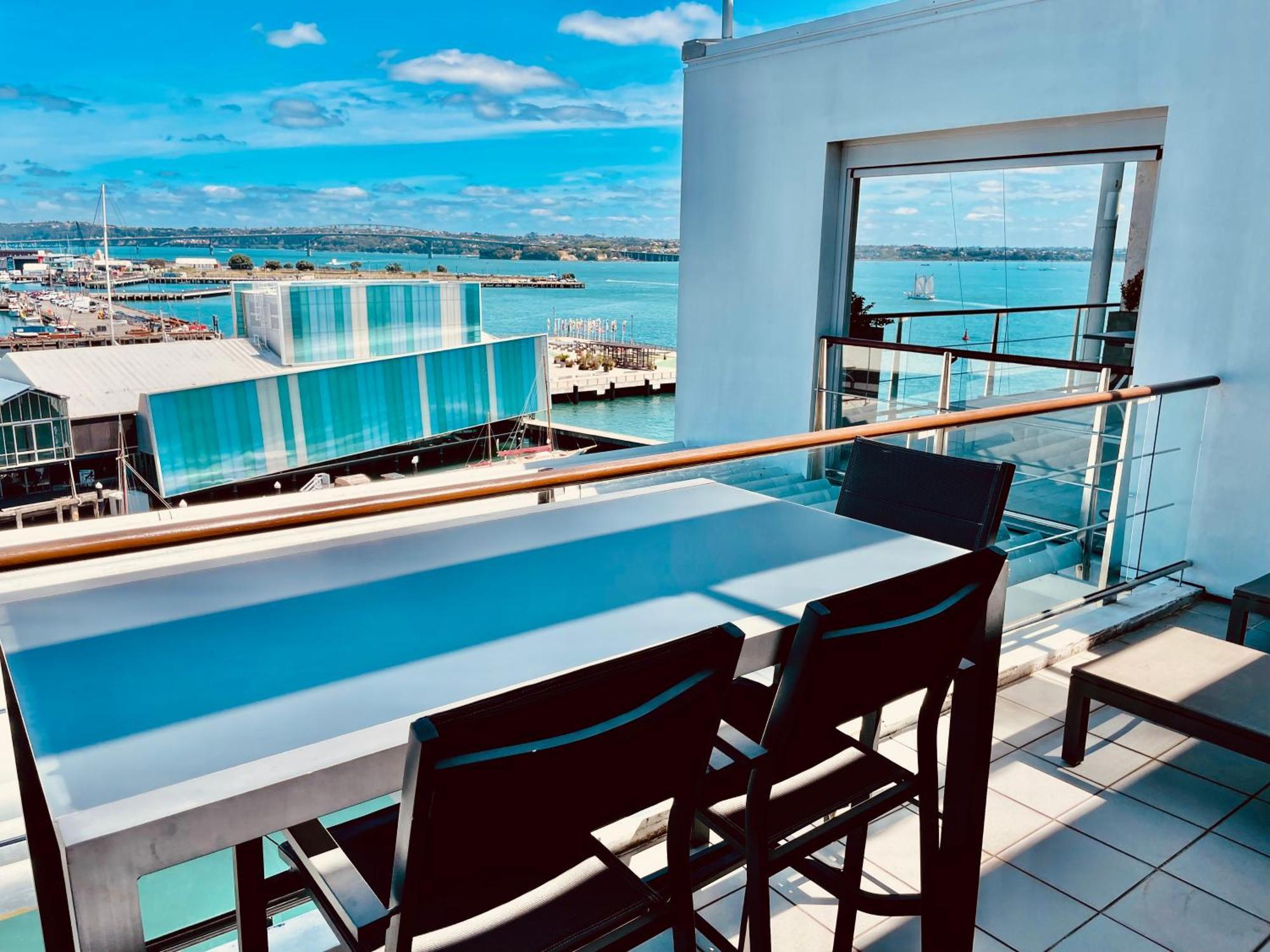 New Waterfront Penthouse On Princes Wharf With Harbor View! The Heart Of Auckland City! Free Parking! Luaran gambar